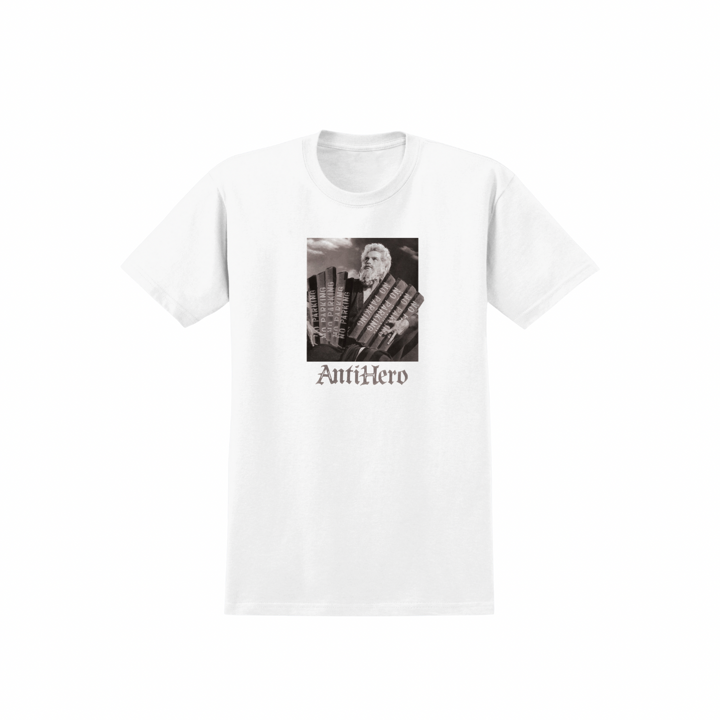 ANTI HERO - TEN CURBMANDMENTS TEE - WHITE