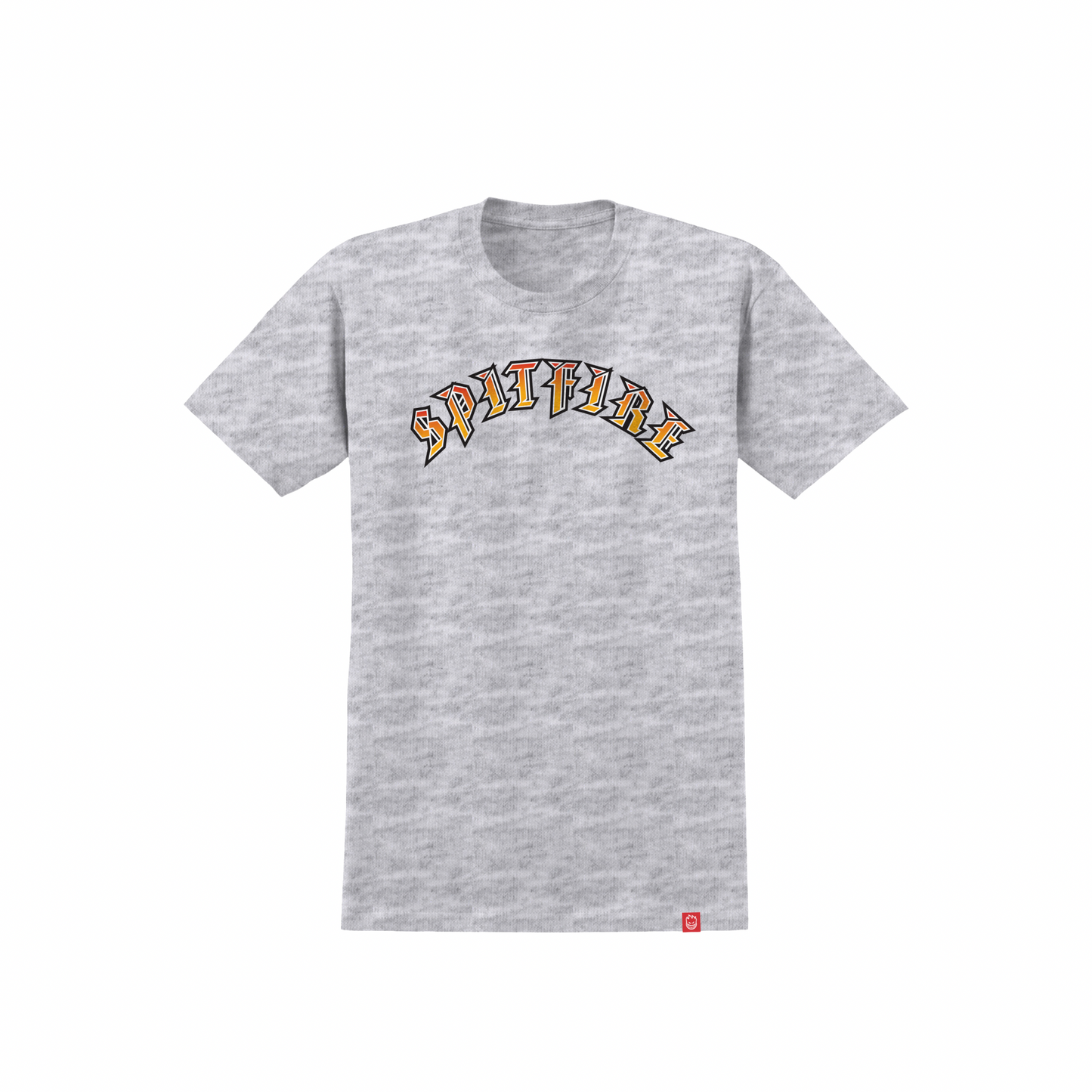 SPITFIRE - YOUTH OLD E FILL TEE - ASH