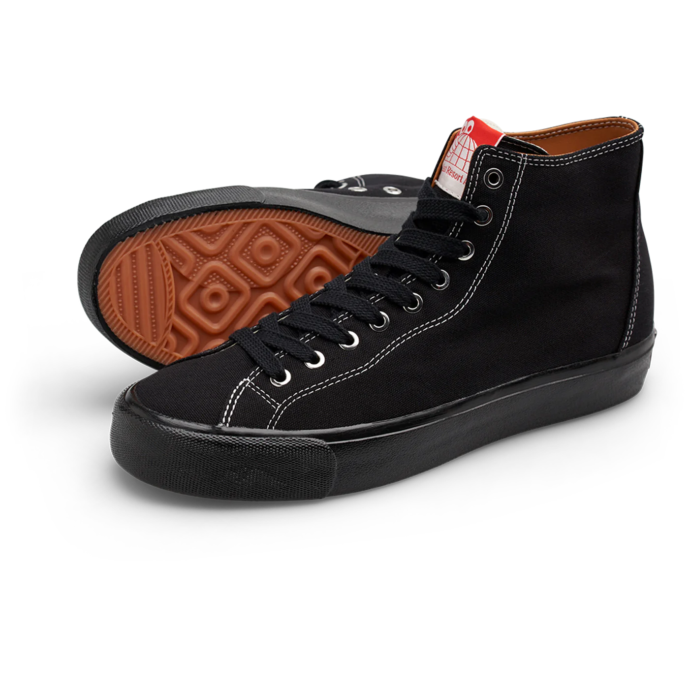 LAST RESORT AB - VM003 HI CANVAS CLOUDYCUSH SHOE - BLACK/BLACK/WHITE