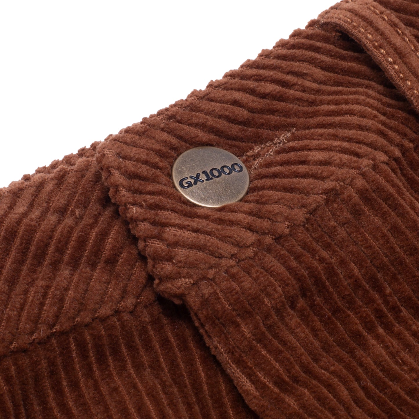 GX1000 - DIMETHYLTRYPTAMINE BAAGGY CORD PANTS - TOBACCO