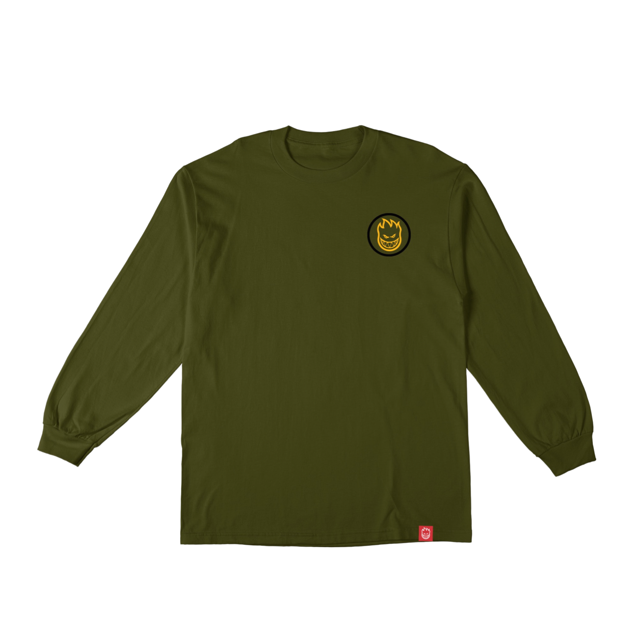 SPITFIRE - CLASSIC SWIRL OVERLAY LONGSLEEVE TEE - GREEN