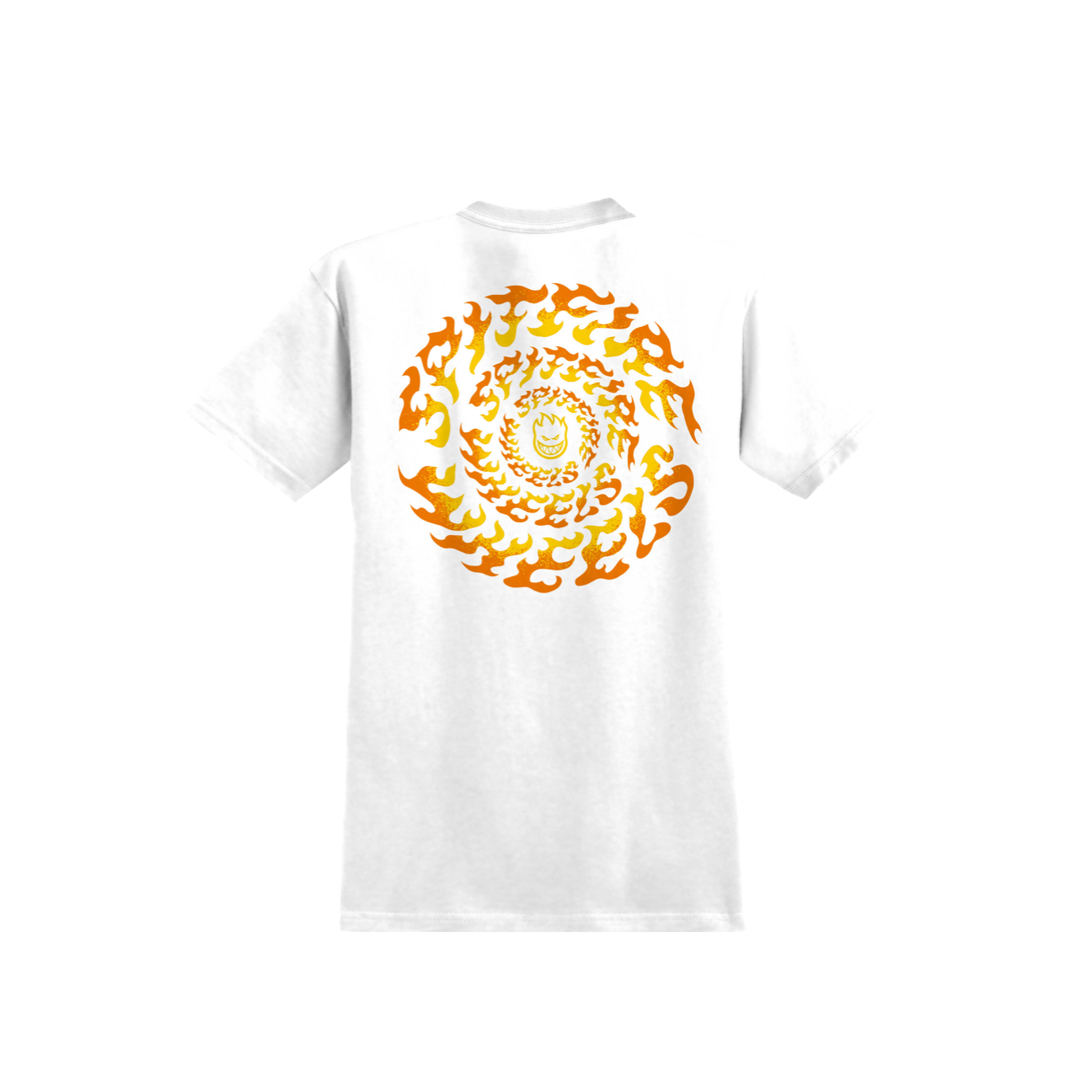 SPITFIRE - TORCHED SCRIPT TEE - WHITE