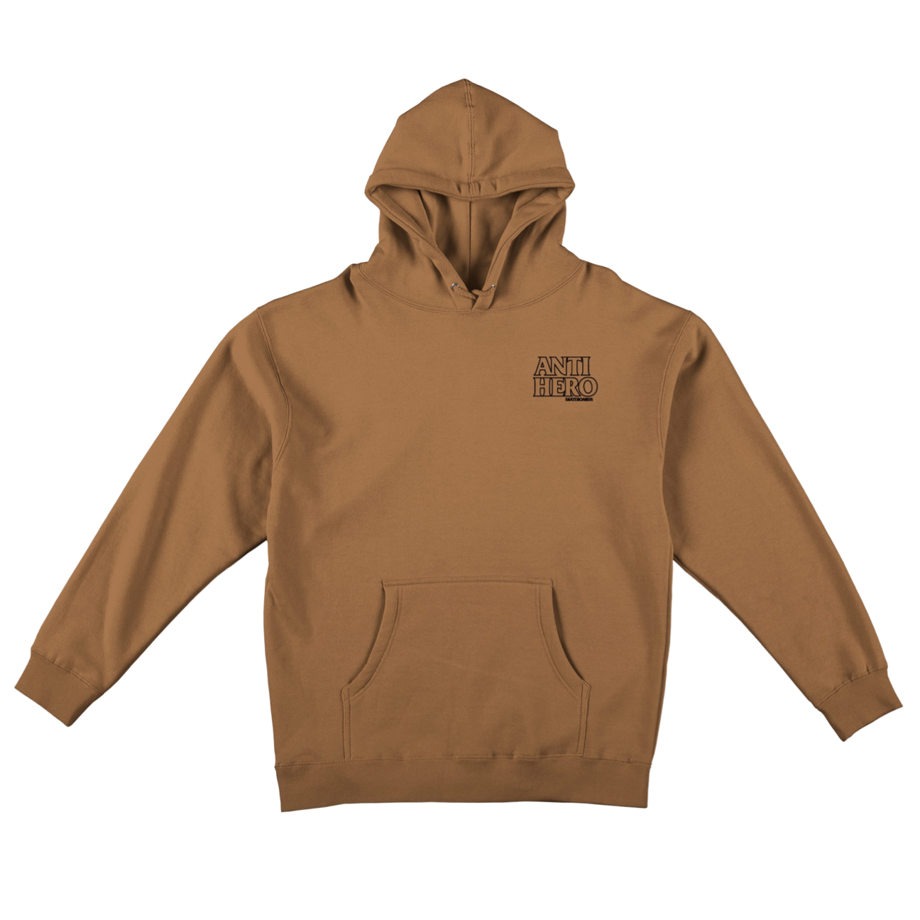 ANTI HERO - BLACKHERO OL EMBLEM HOODIE - BROWN