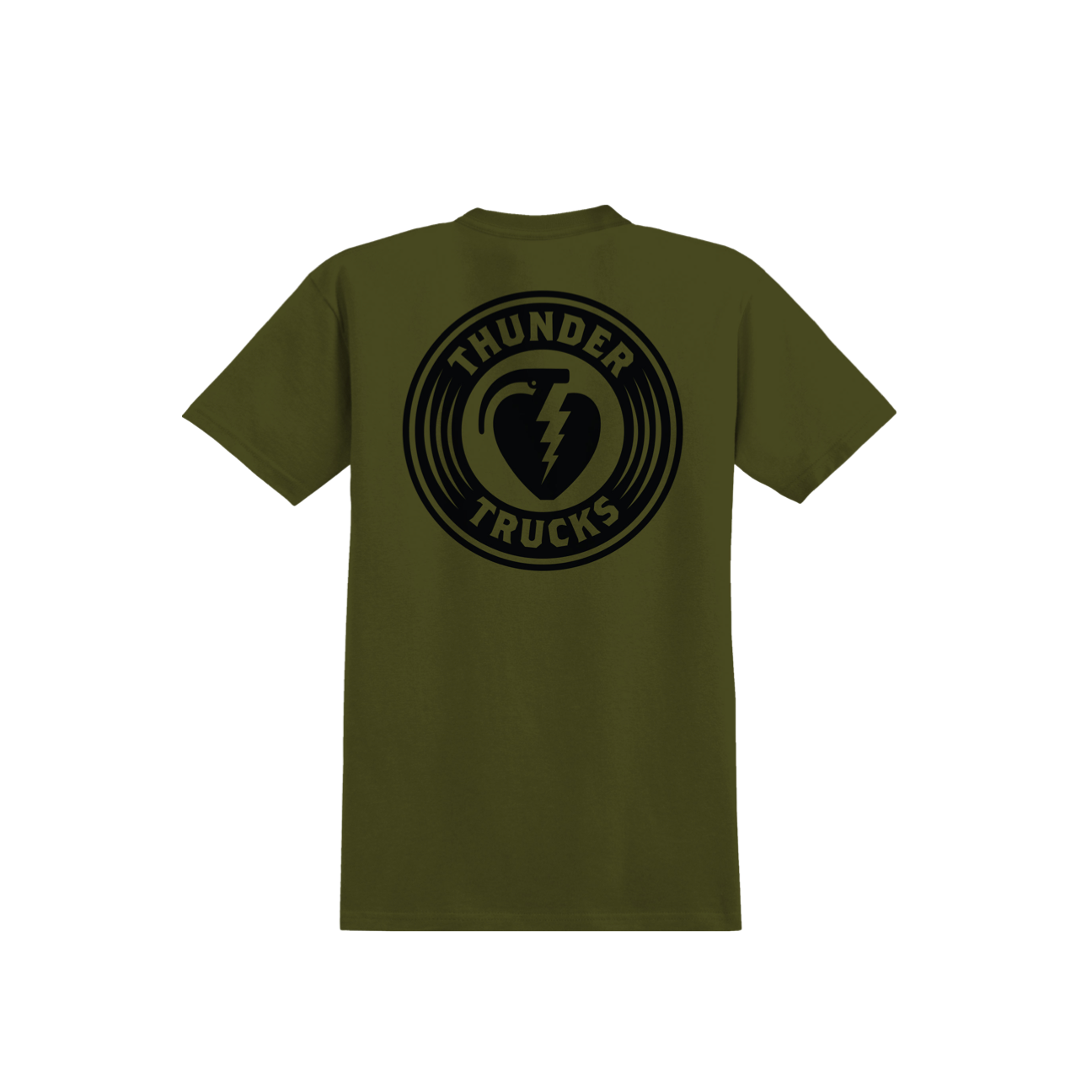 THUNDER - CHARGED GRENADE TEE - GREEN/BLACK
