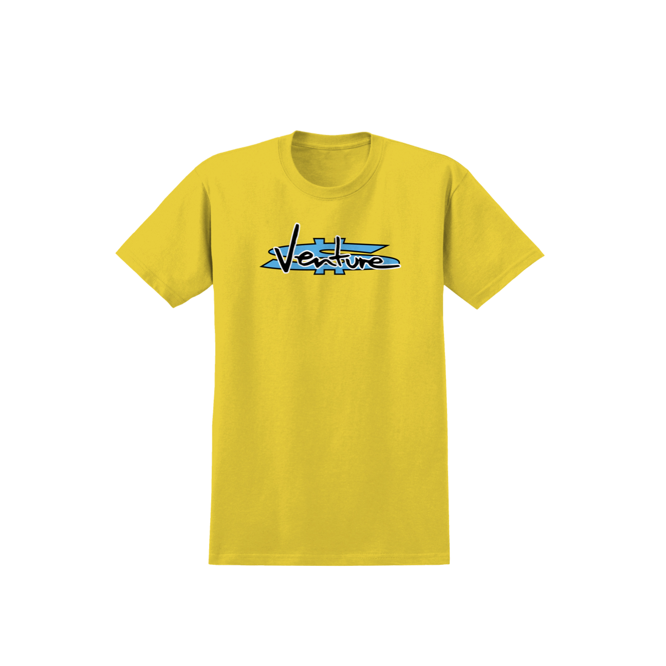 VENTURE - PAID TEE - YELLOW/BLUE