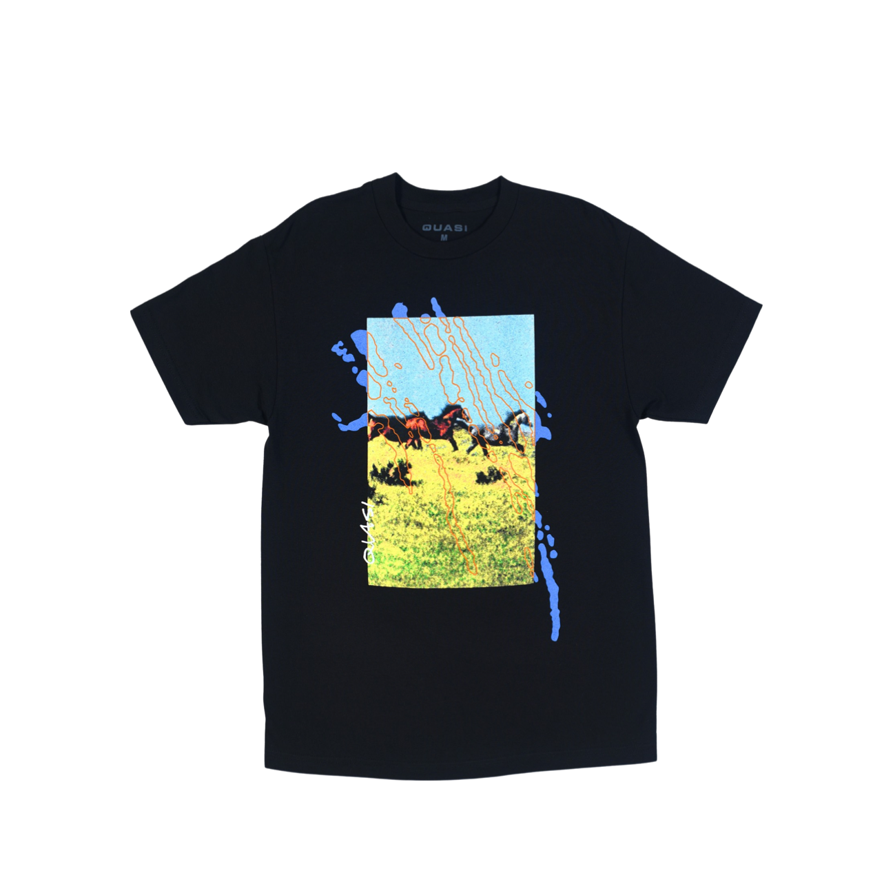QUASI - ONTANA TEE - BLACK