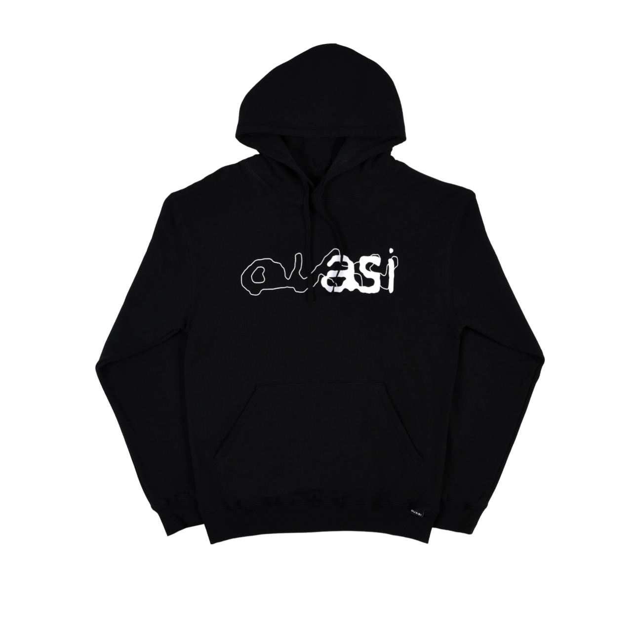 QUASI - LOWER HOODIE - BLACK