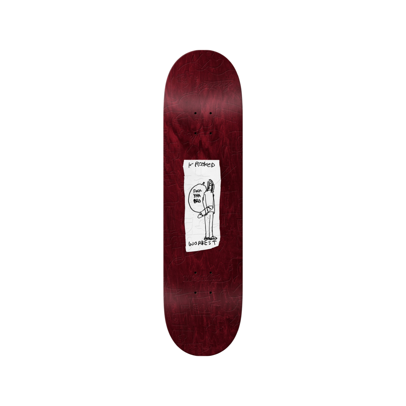 KROOKED - WORREST YHA BRO SLICK DECK - 8.3"