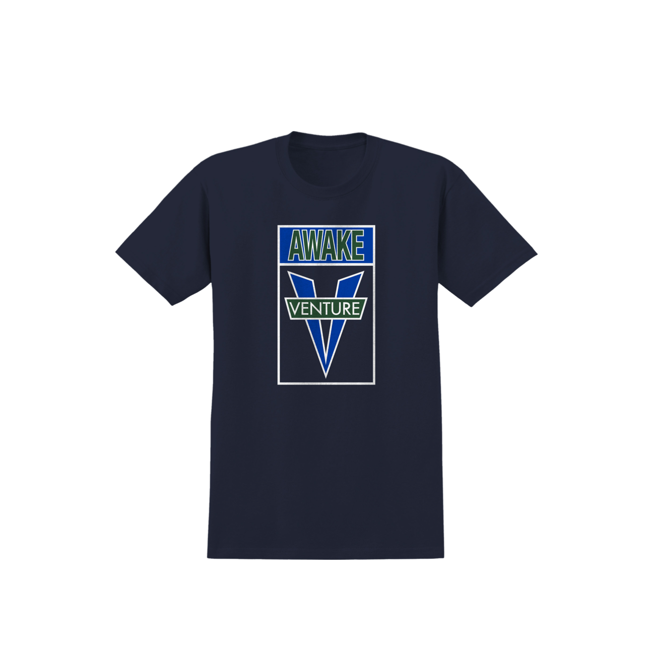 VENTURE - AWAKE TEE - NAVY/BLUE/GREEN