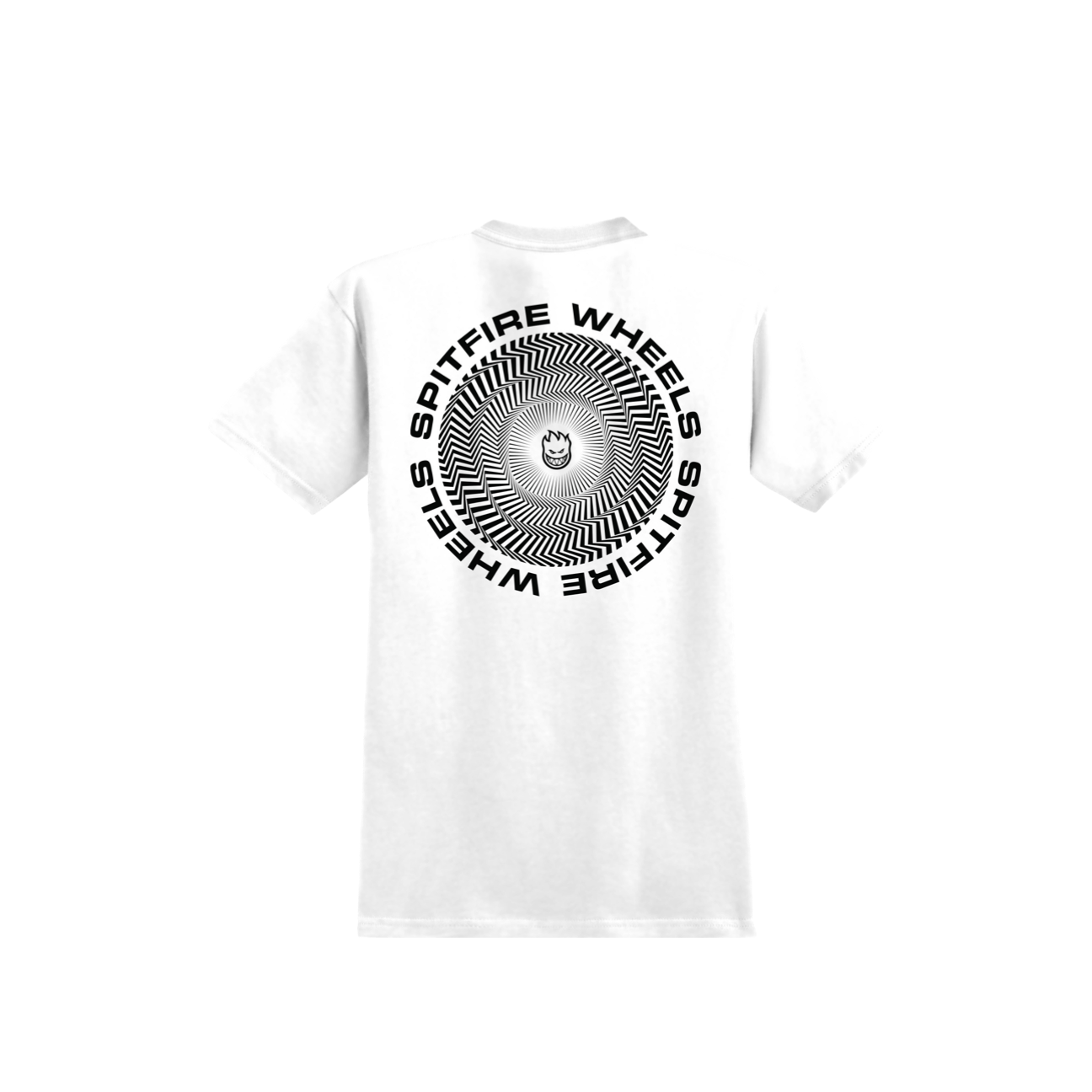 SPITFIRE - CLASSIC VORTEX POCKET TEE - WHITE/BLACK