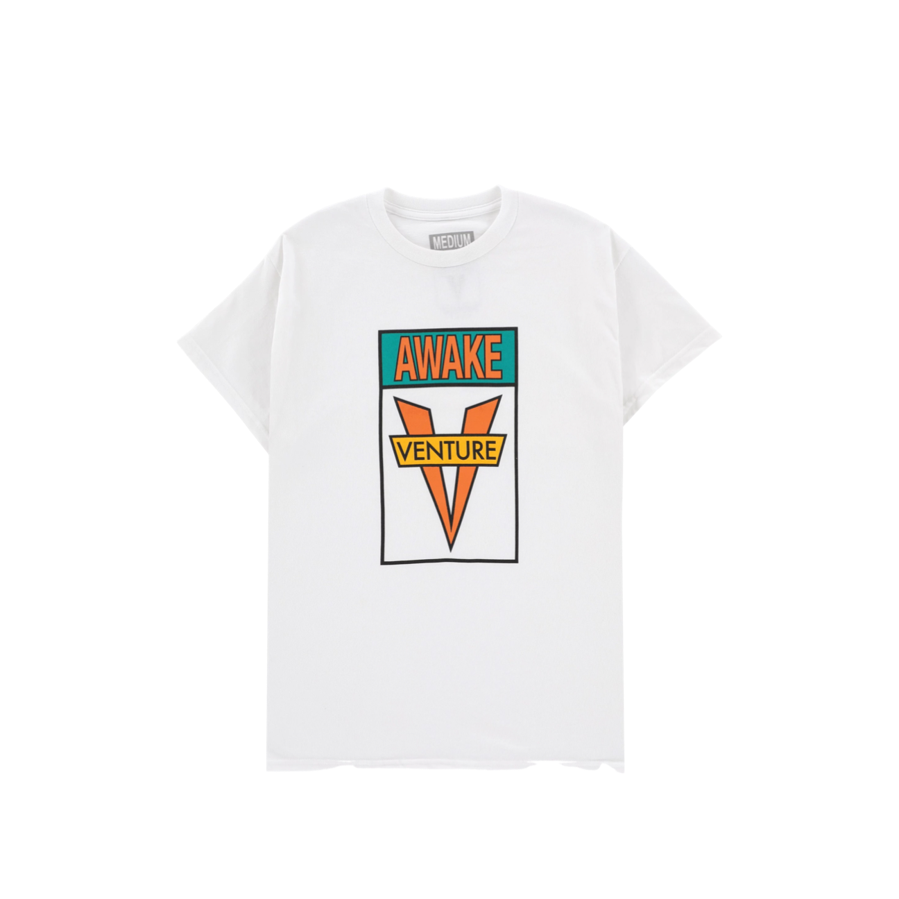 VENTURE - AWAKE TEE - WHITE/GOLD/GREEN