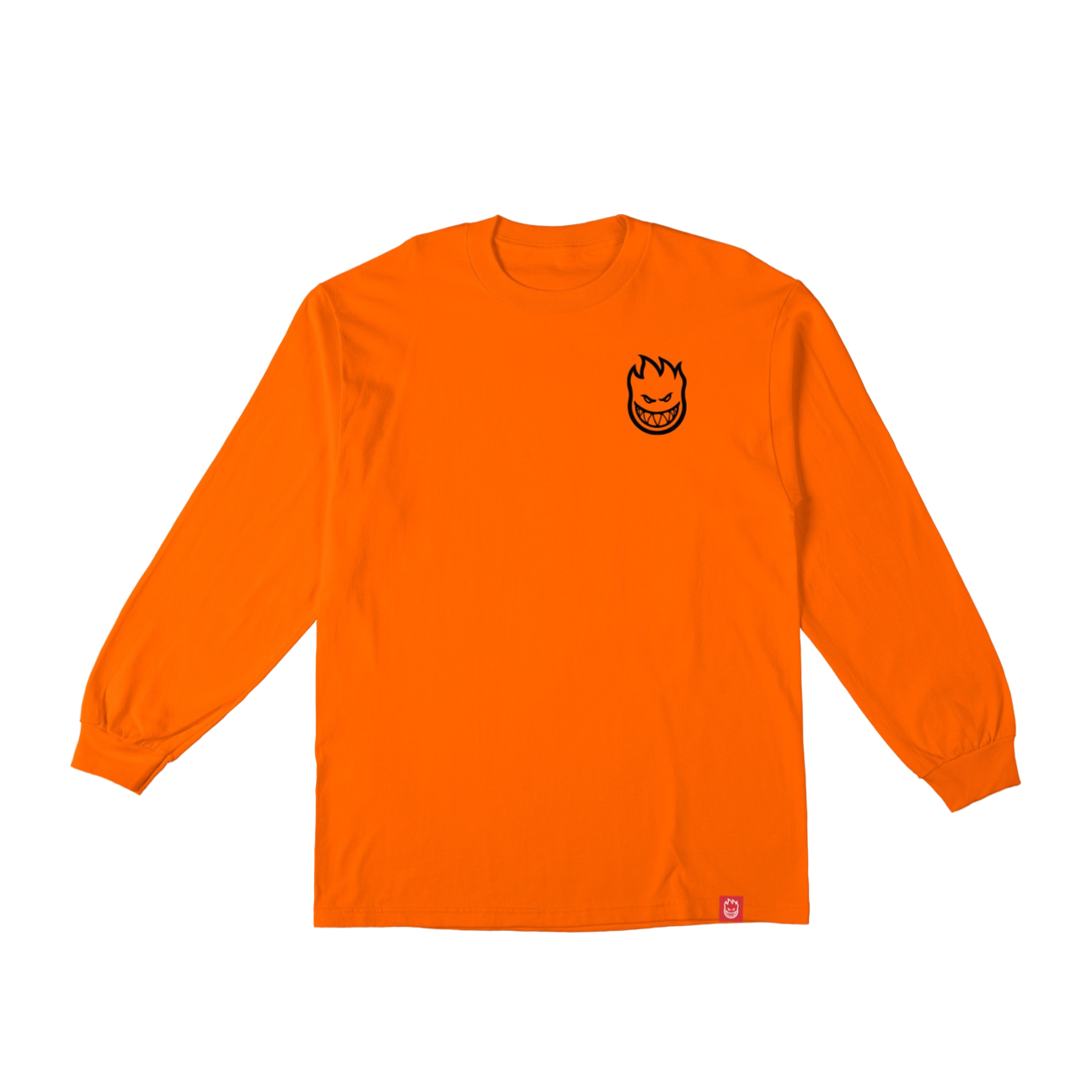 SPITFIRE - CLASSIC VORTEX LONGSLEEVE TEE - ORANGE/BLACK