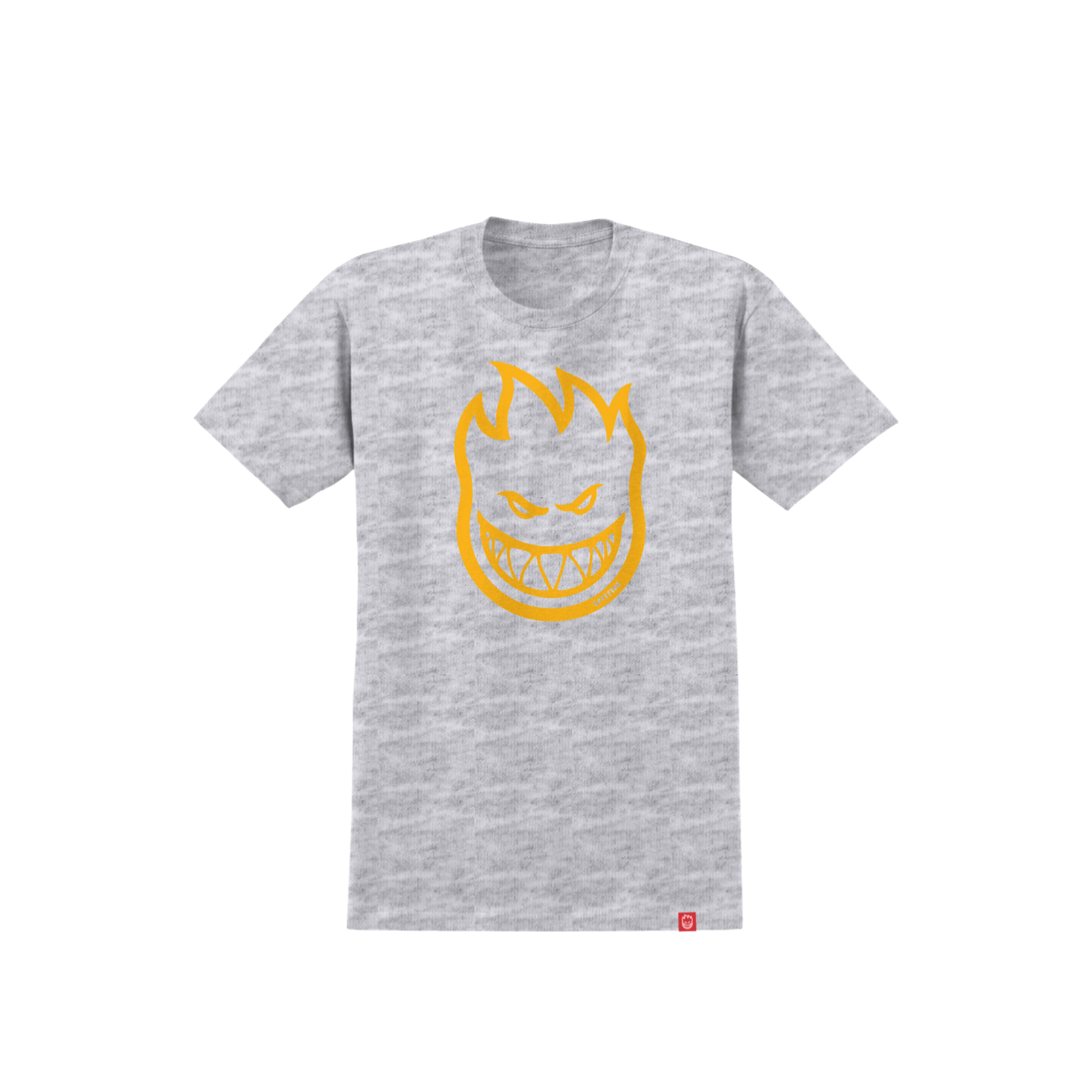 SPITFIRE - BIGHEAD TEE - ASH/GOLD