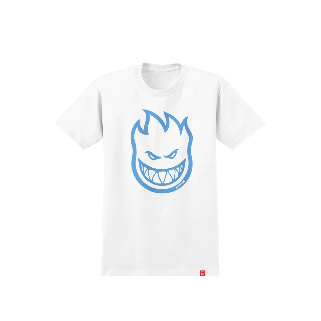 SPITFIRE - BIGHEAD YOUTH TEE - WHITE/LIGHT BLUE