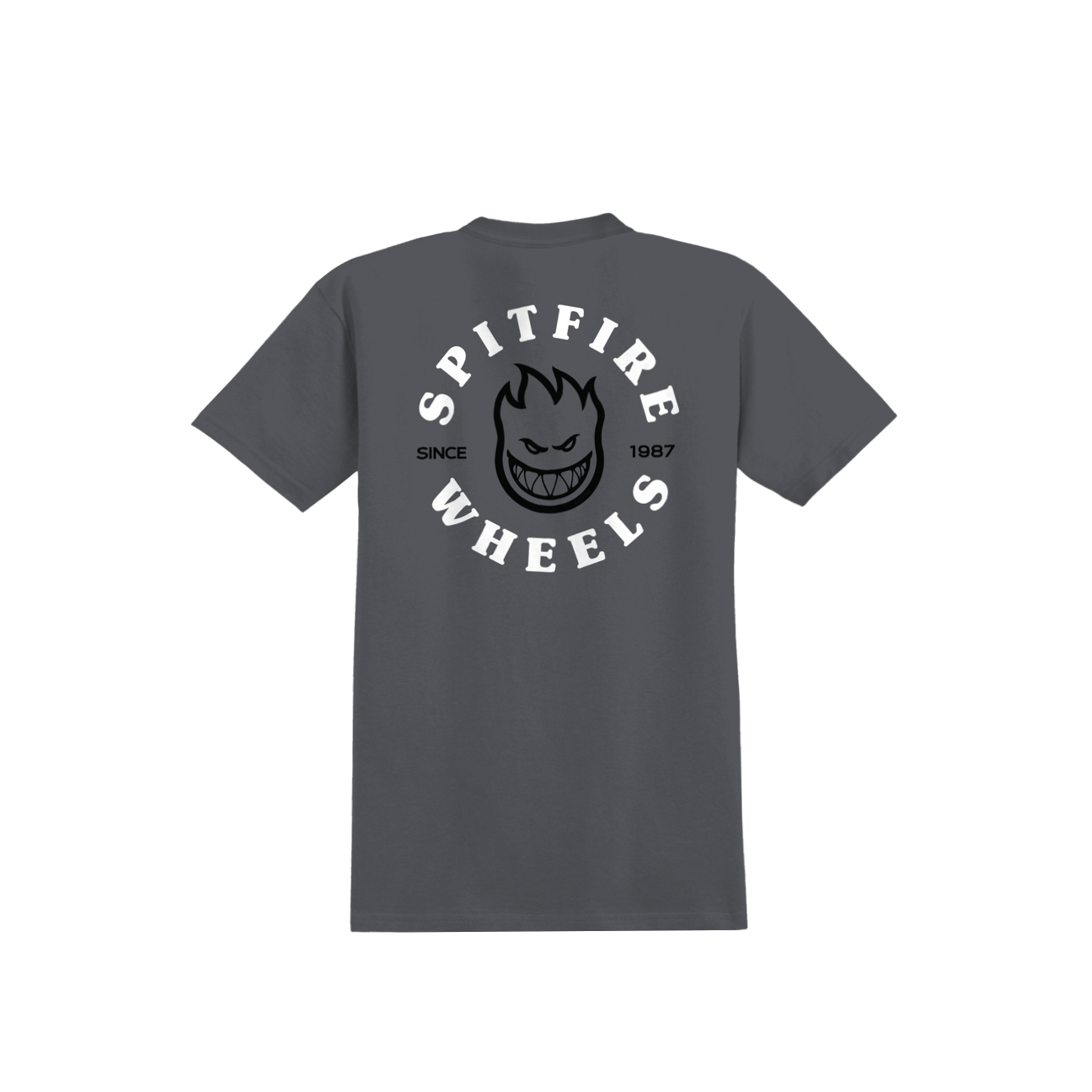 SPITFIRE - CLASSIC BIGHEAD YOUTH TEE - CHARCOAL/BLACK