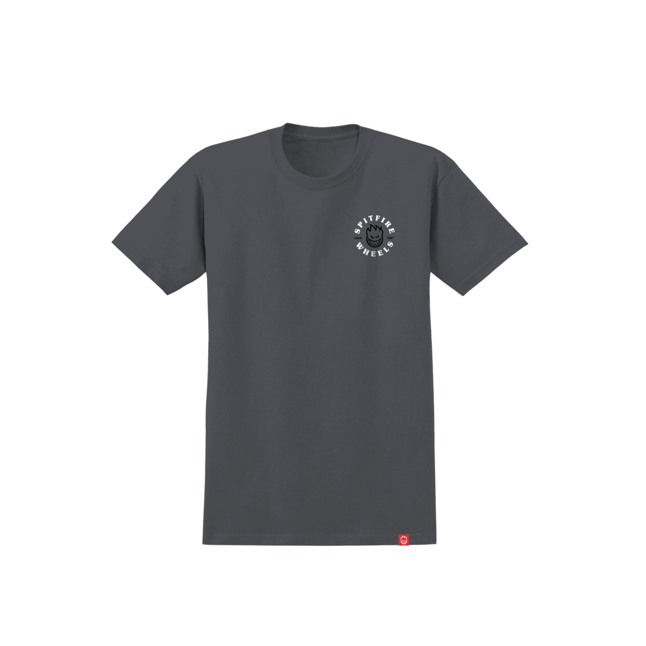 SPITFIRE - CLASSIC BIGHEAD YOUTH TEE - CHARCOAL/BLACK