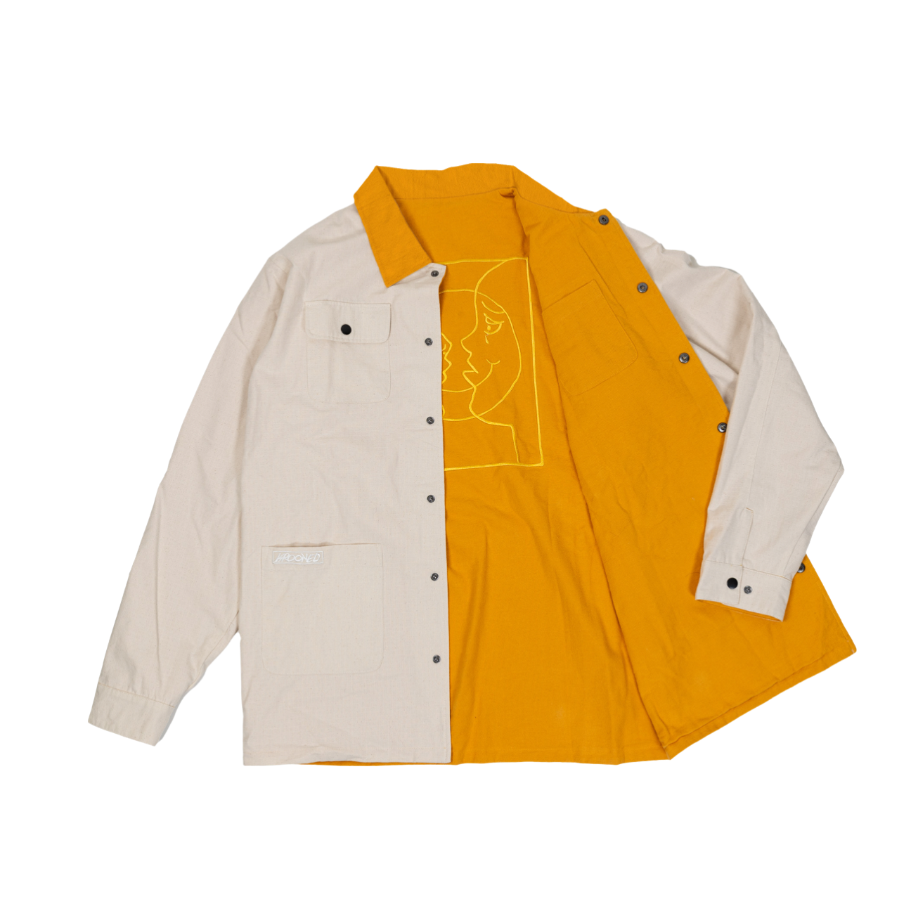 KROOKED - MOONSMILE RAW JACKET - NATURAL