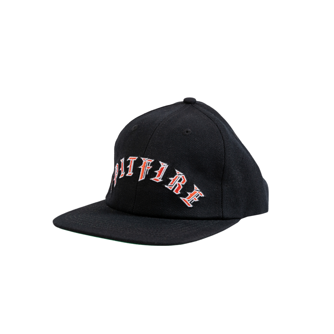 SPITFIRE - OLDE ARCH ADJUSTABLE CAP - BLACK/RED