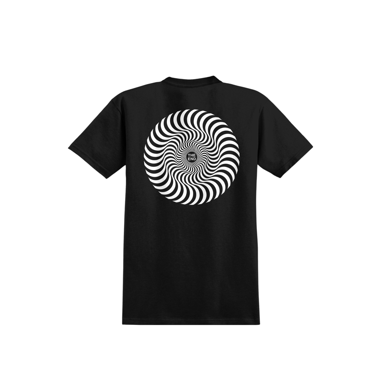SPITFIRE - CLASSIC SWIRL TEE - BLACK/WHITE