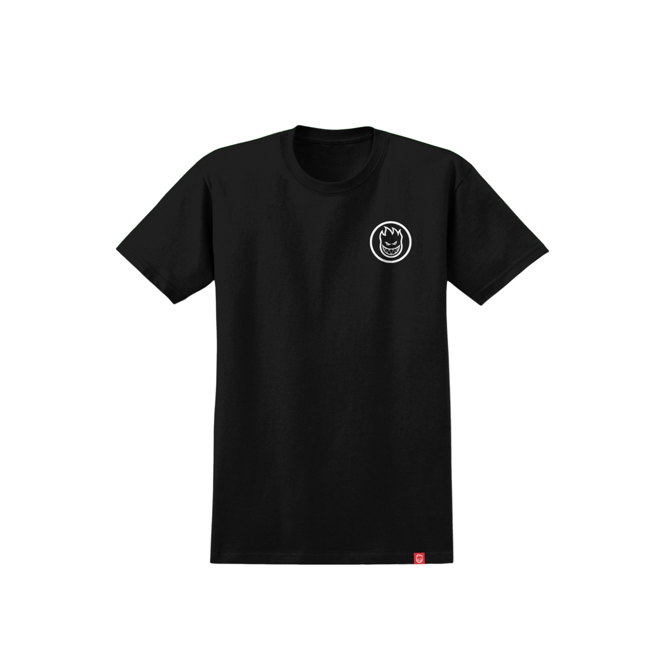 SPITFIRE - CLASSIC SWIRL TEE - BLACK/WHITE