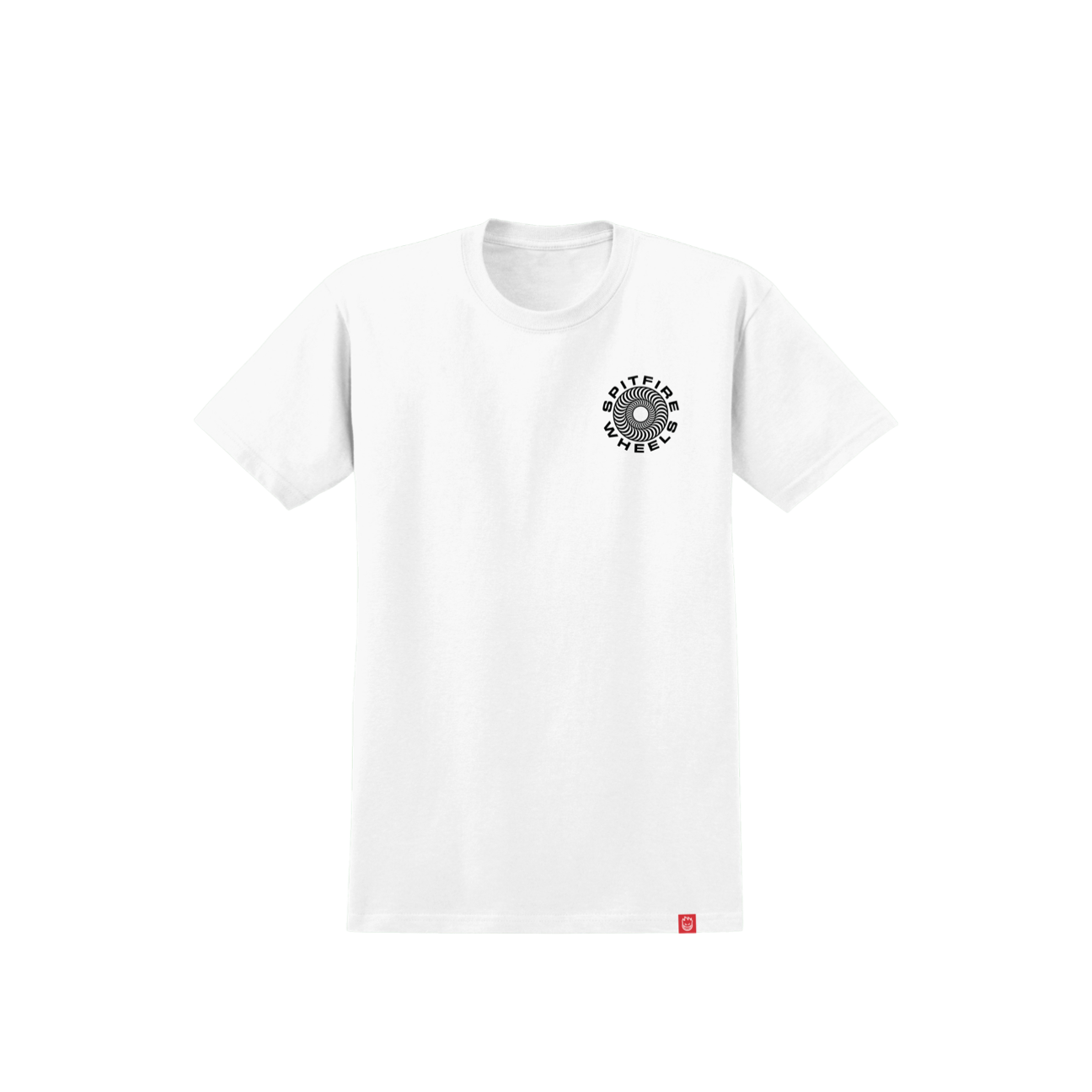 SPITFIRE - CLASSIC '87 SWIRL TEE - WHITE/BLACK