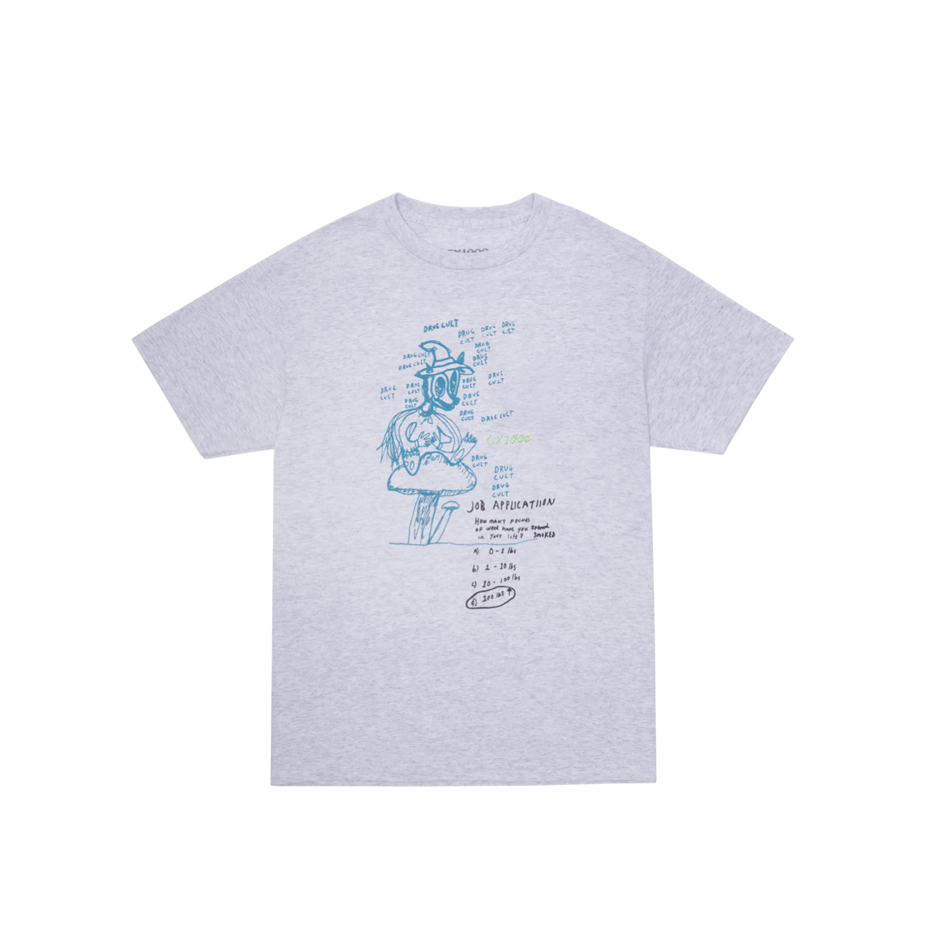 GX1000 - JOB APPLICATION TEE - ASH