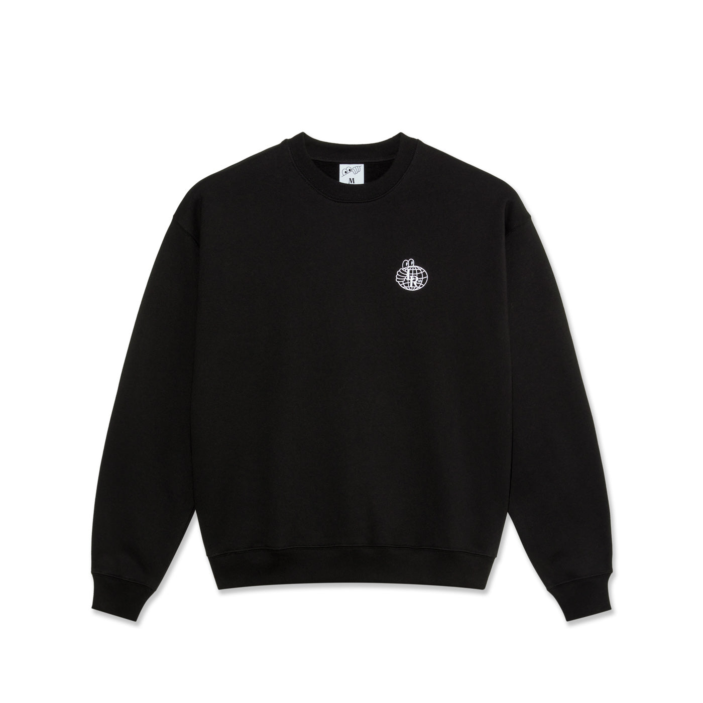 LAST RESORT AB - ATLAS MONOGRAM CREW - BLACK