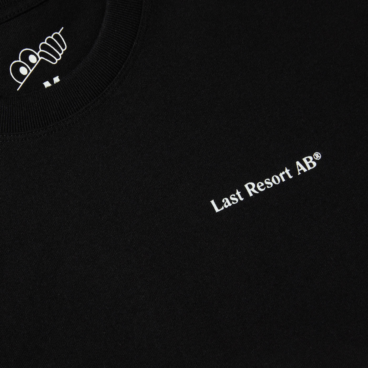 LAST RESORT AB - ATLAS MONOGRAM TEE - BLACK/WHITE