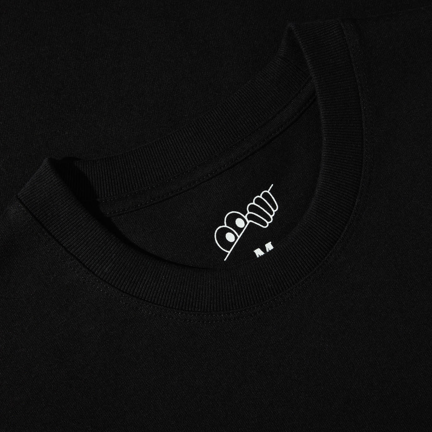 LAST RESORT AB - ATLAS MONOGRAM TEE - BLACK/WHITE