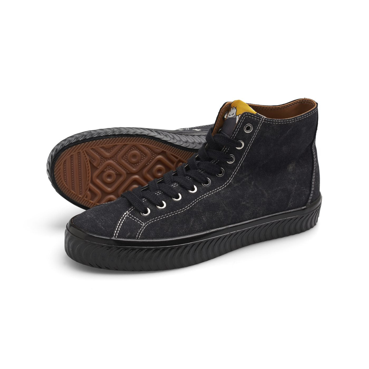 LAST RESORT AB X SPITFIRE - VM003 CANVAS HI SHOE - BLACK