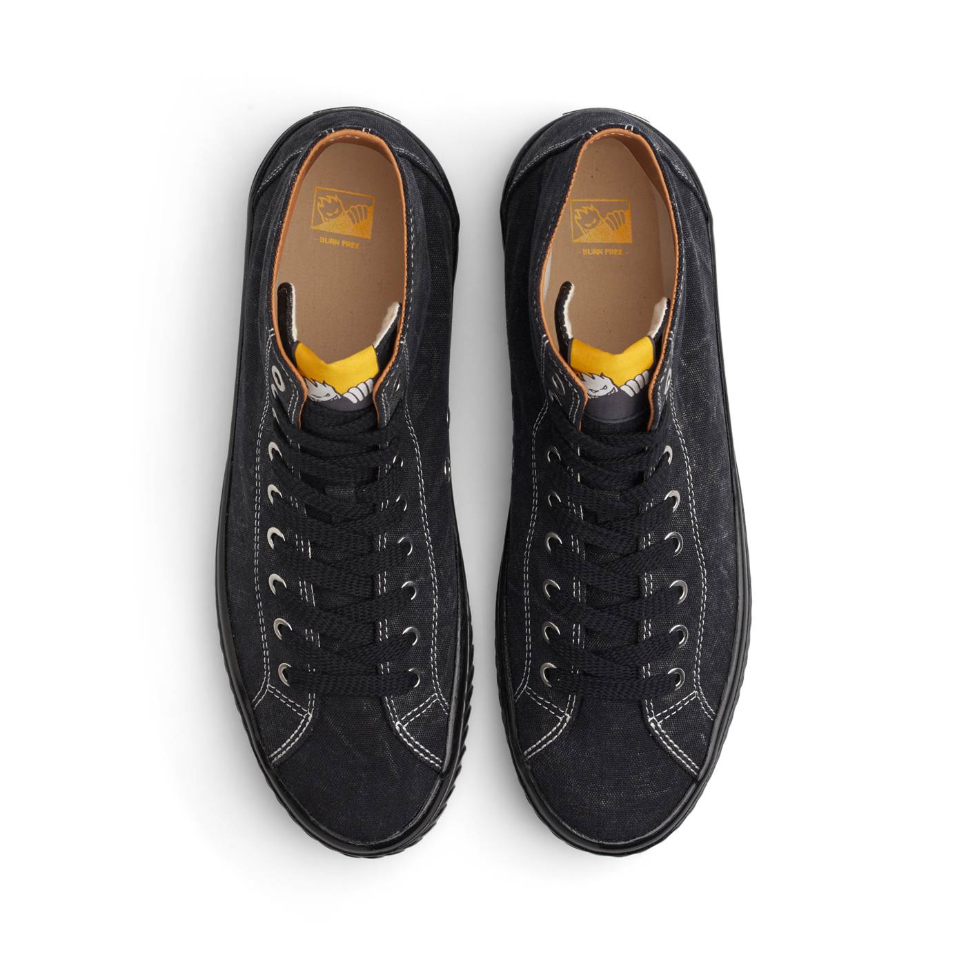LAST RESORT AB X SPITFIRE - VM003 CANVAS HI SHOE - BLACK