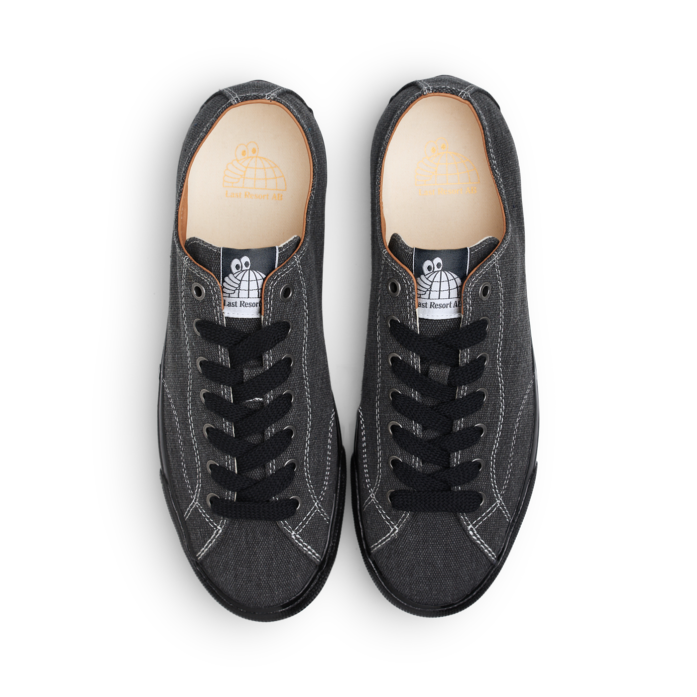 LAST RESORT AB - VM003 CANVAS SHOE - GRAPHITE/BLACK