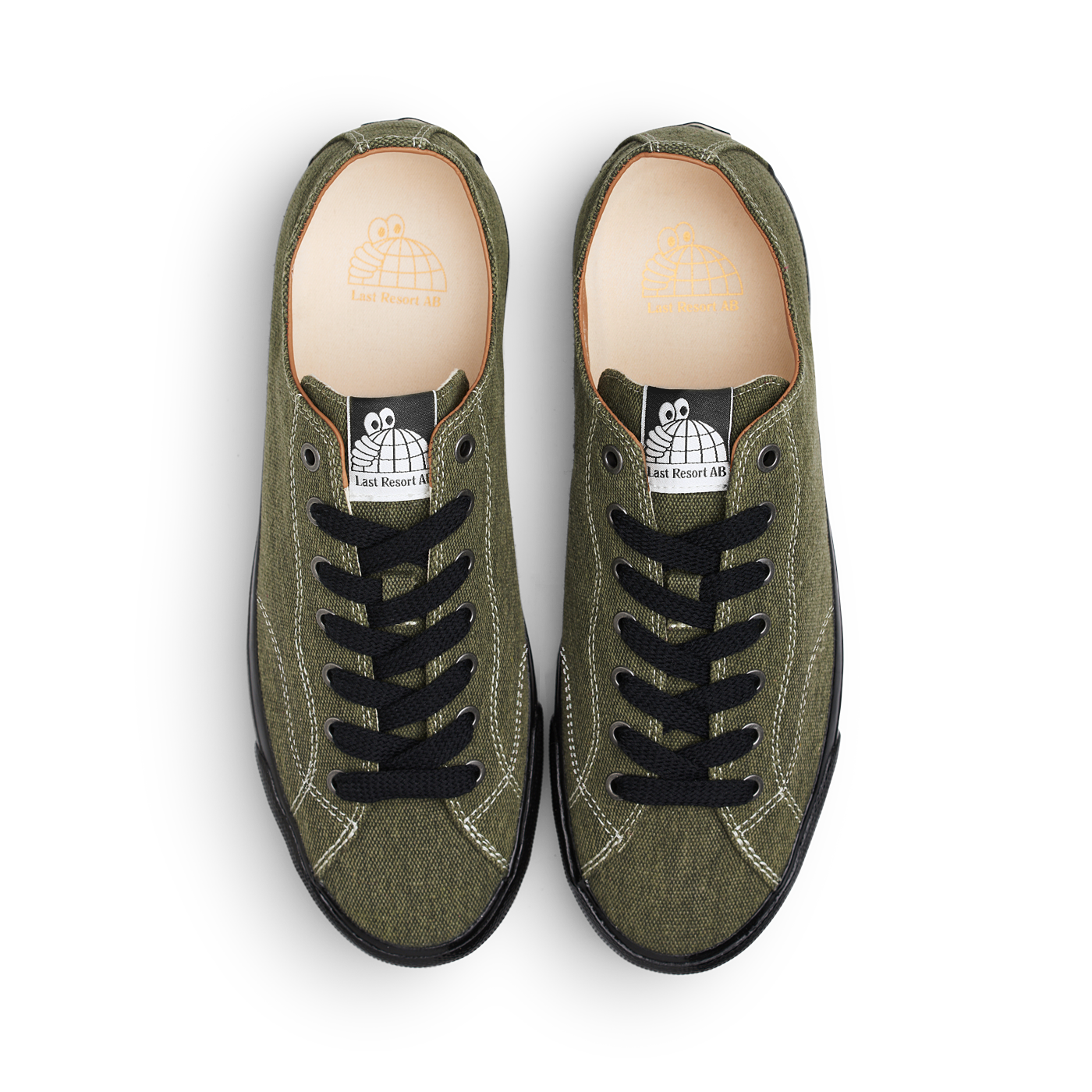 LAST RESORT AB - VM003 CANVAS SHOE- GREEN/BLACK