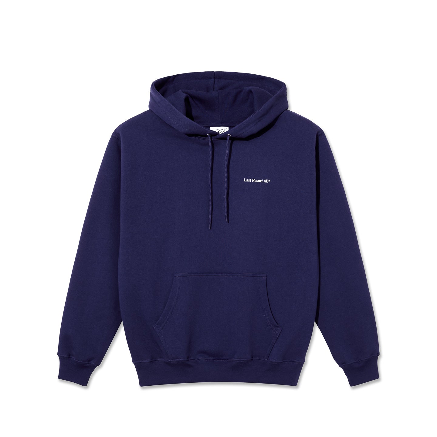 LAST RESORT AB - ATLAS MONOGRAM HOODIE - BLUE