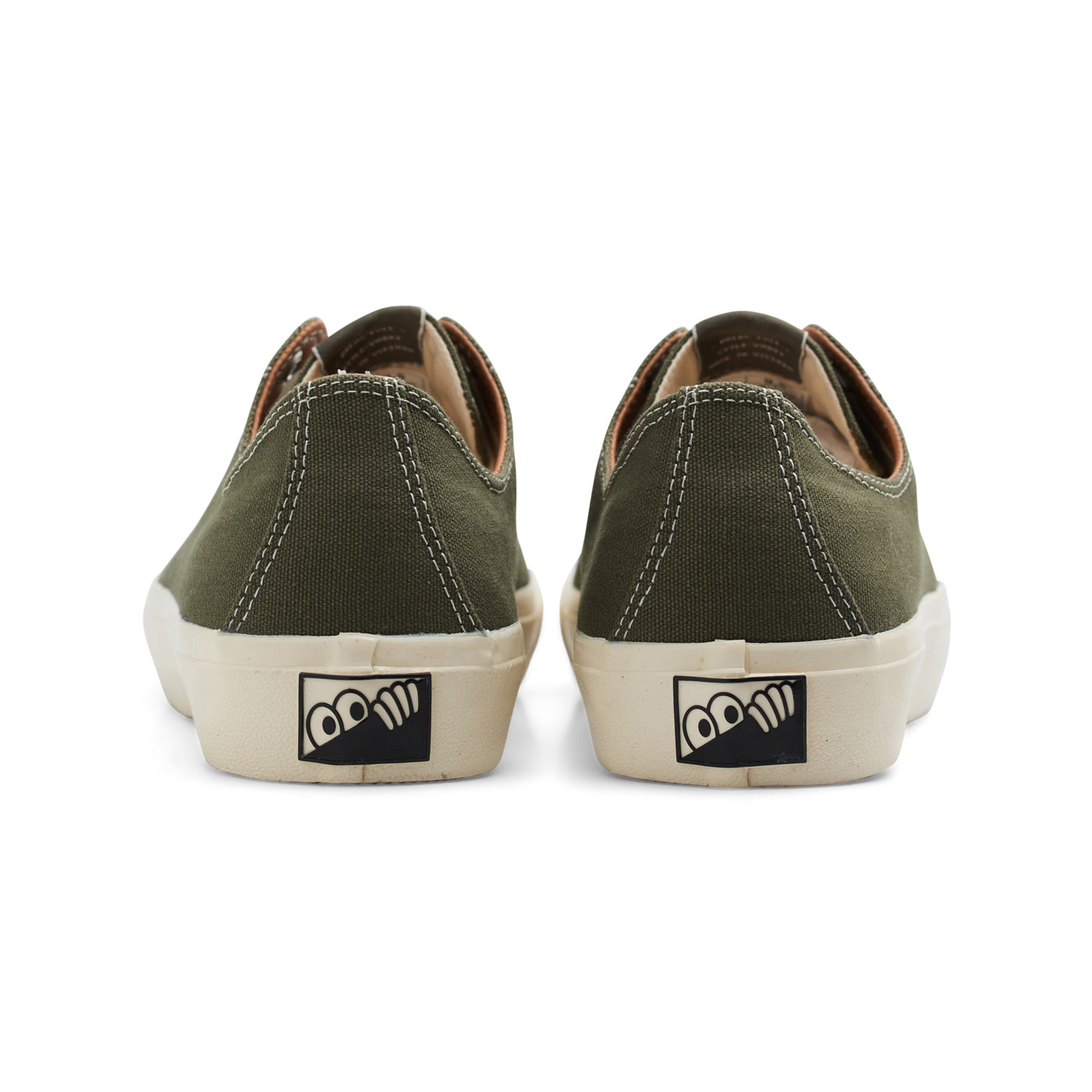 LAST RESORT AB - VM003 CANVAS SHOE - BURNT OLIVE/WHITE