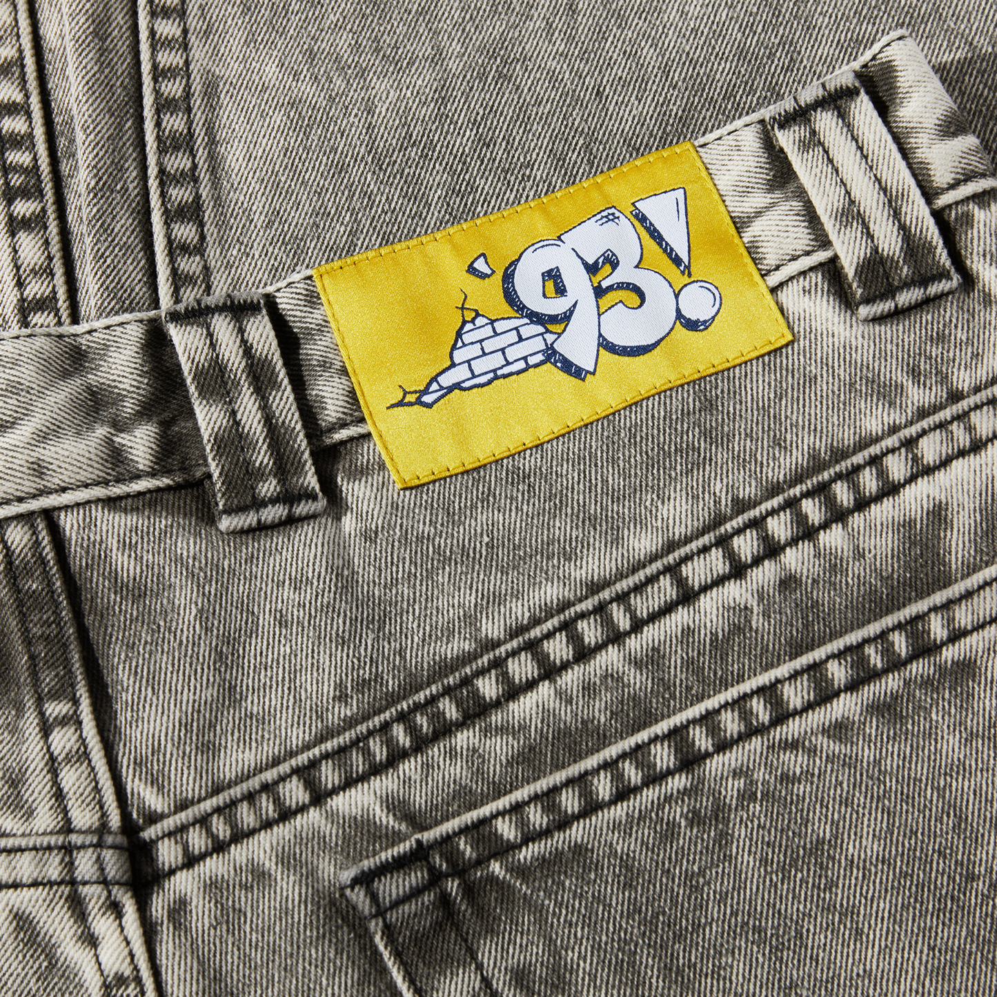 POLAR SKATE CO - '93! DENIM JEANS - ACID BLACK