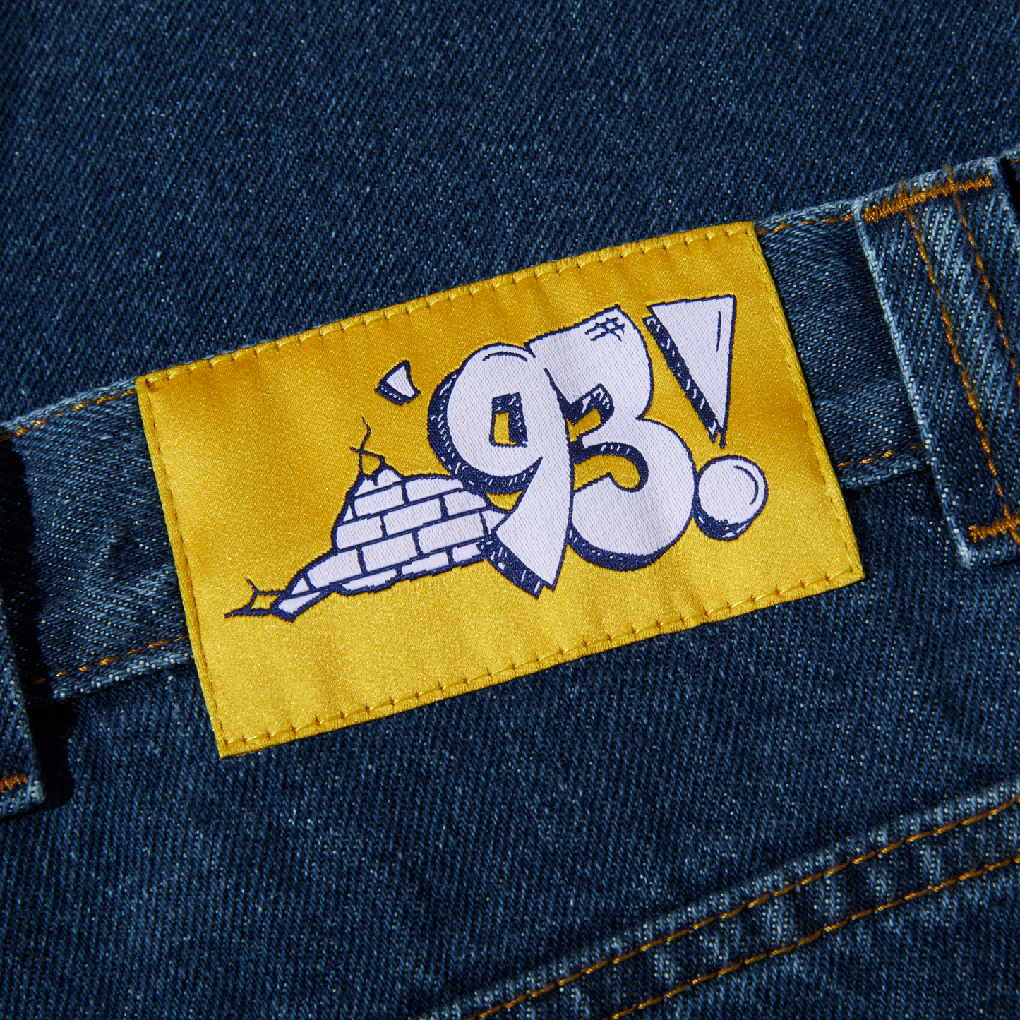 POLAR SKATE CO - '93! DENIM JEANS - DARK BLUE