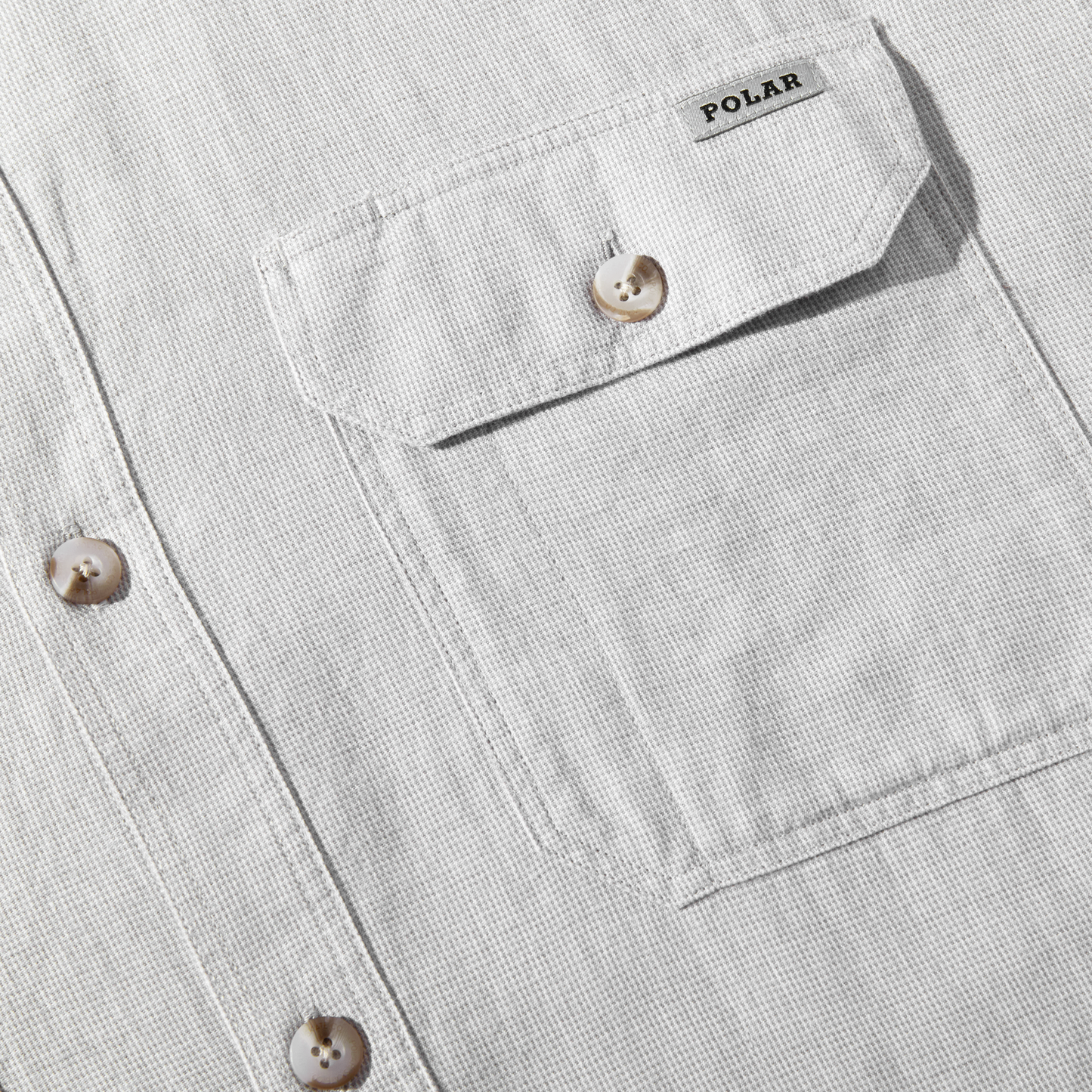 POLAR SKATE CO - BOB SHIRT - GREY