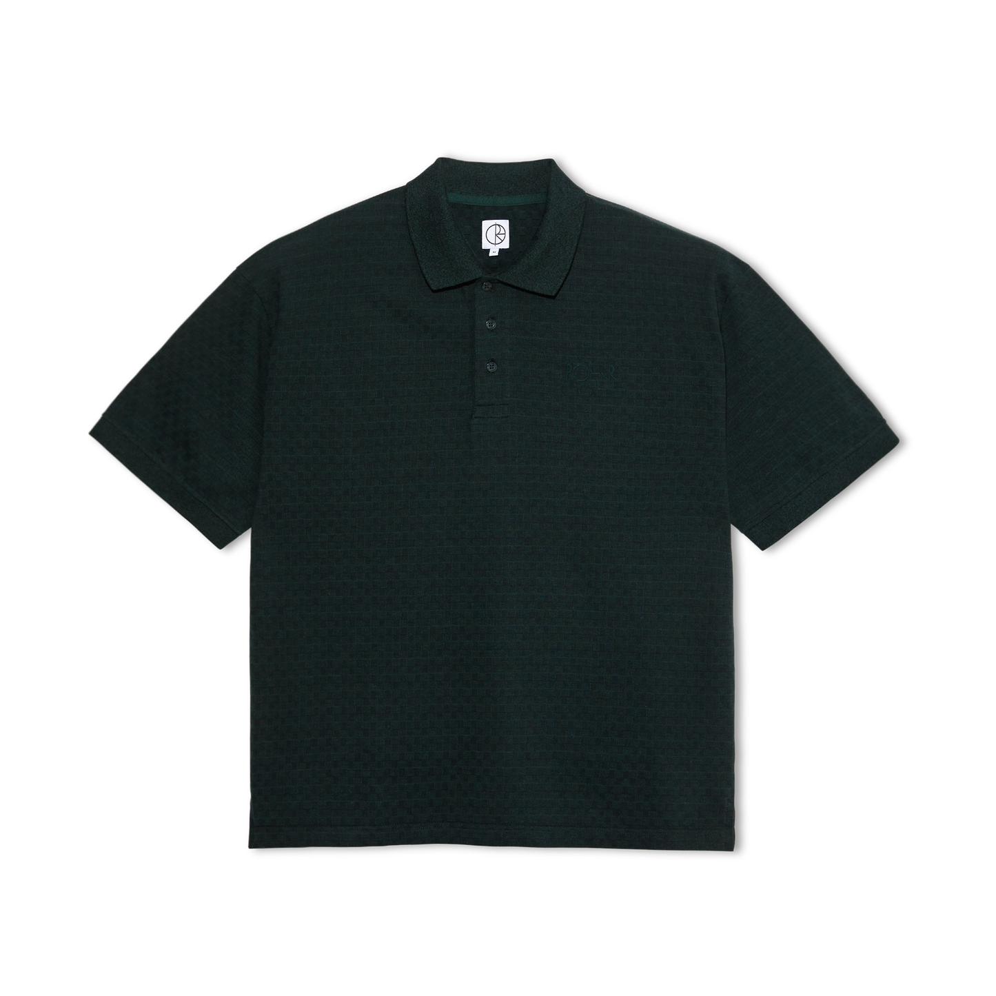 POLAR SKATE CO - CHECK SURF POLO TEE - TEAL