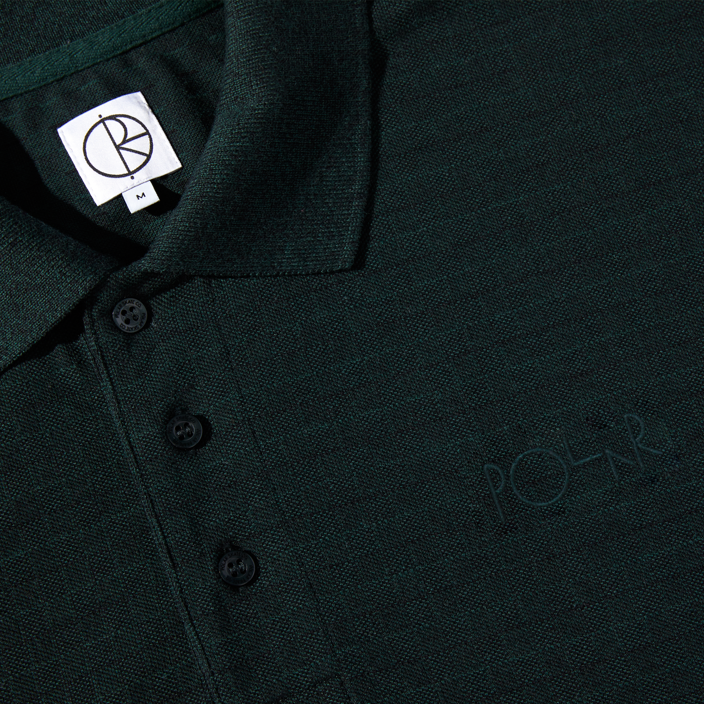 POLAR SKATE CO - CHECK SURF POLO TEE - TEAL