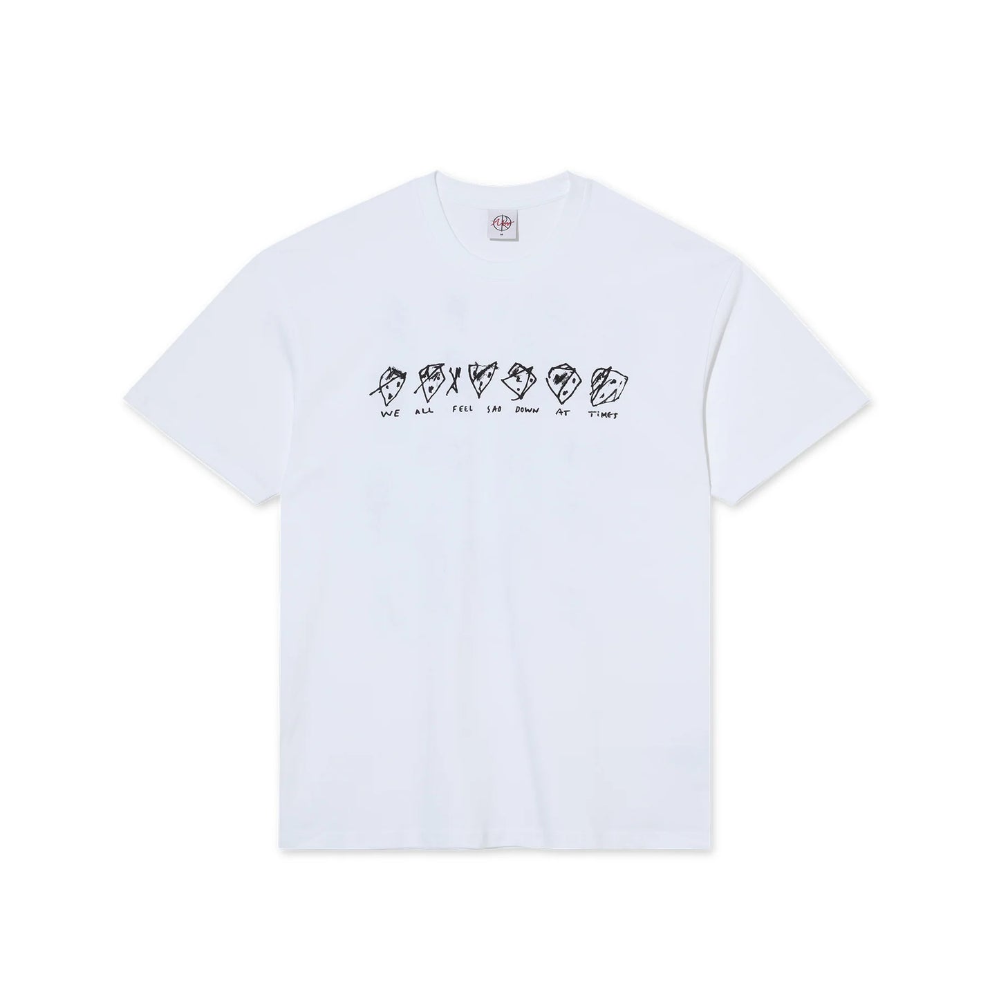 POLAR SKATE CO - SAD AT TIMES TEE - WHITE