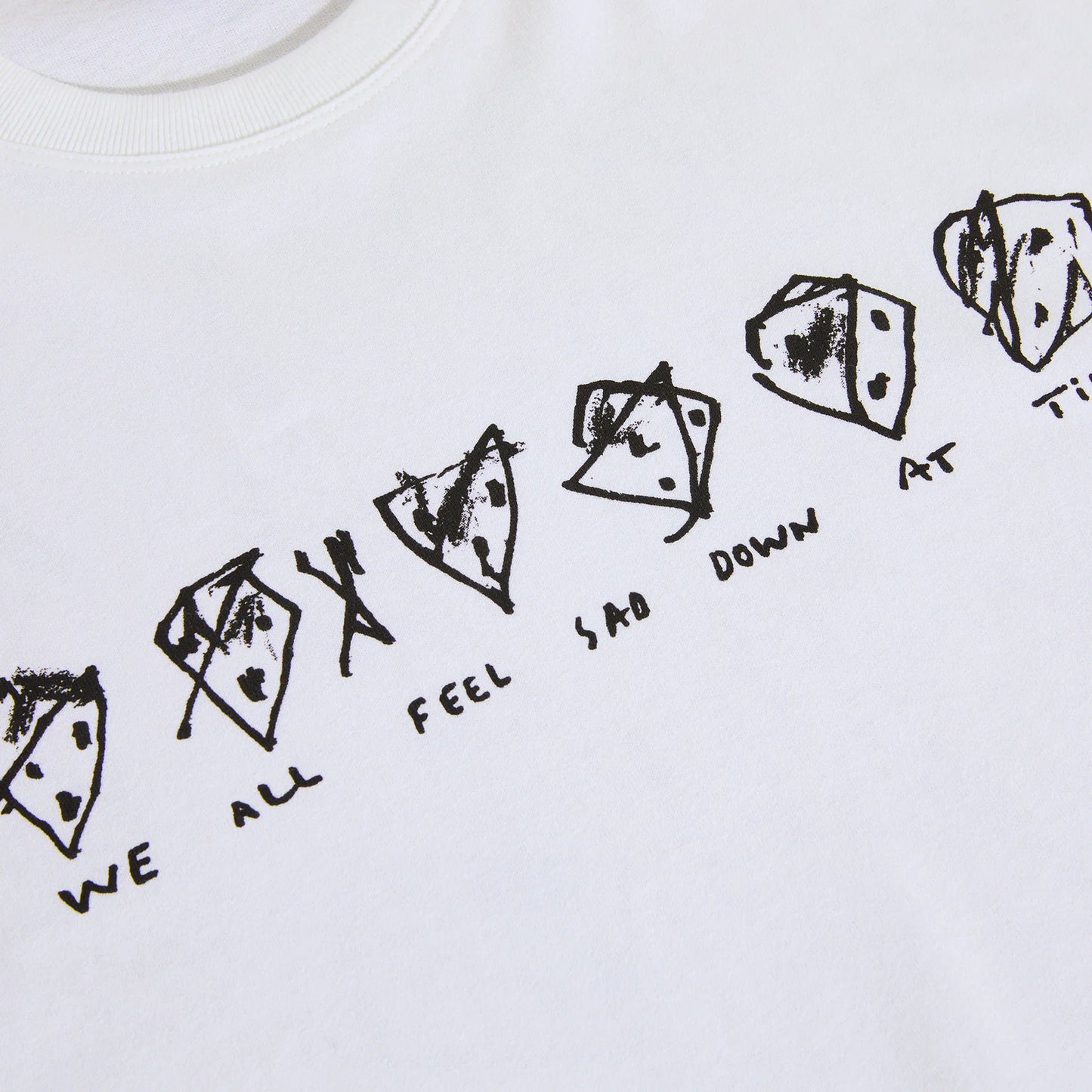 POLAR SKATE CO - SAD AT TIMES TEE - WHITE