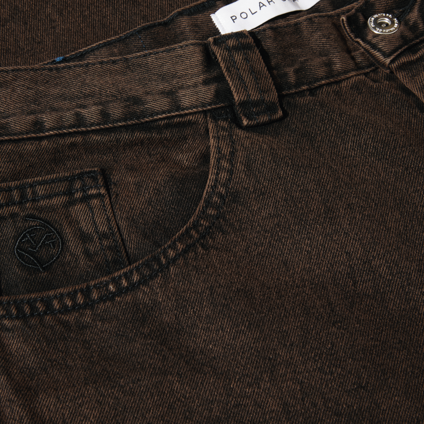 POLAR SKATE CO - BIG BOY JEANS - BROWN BLACK