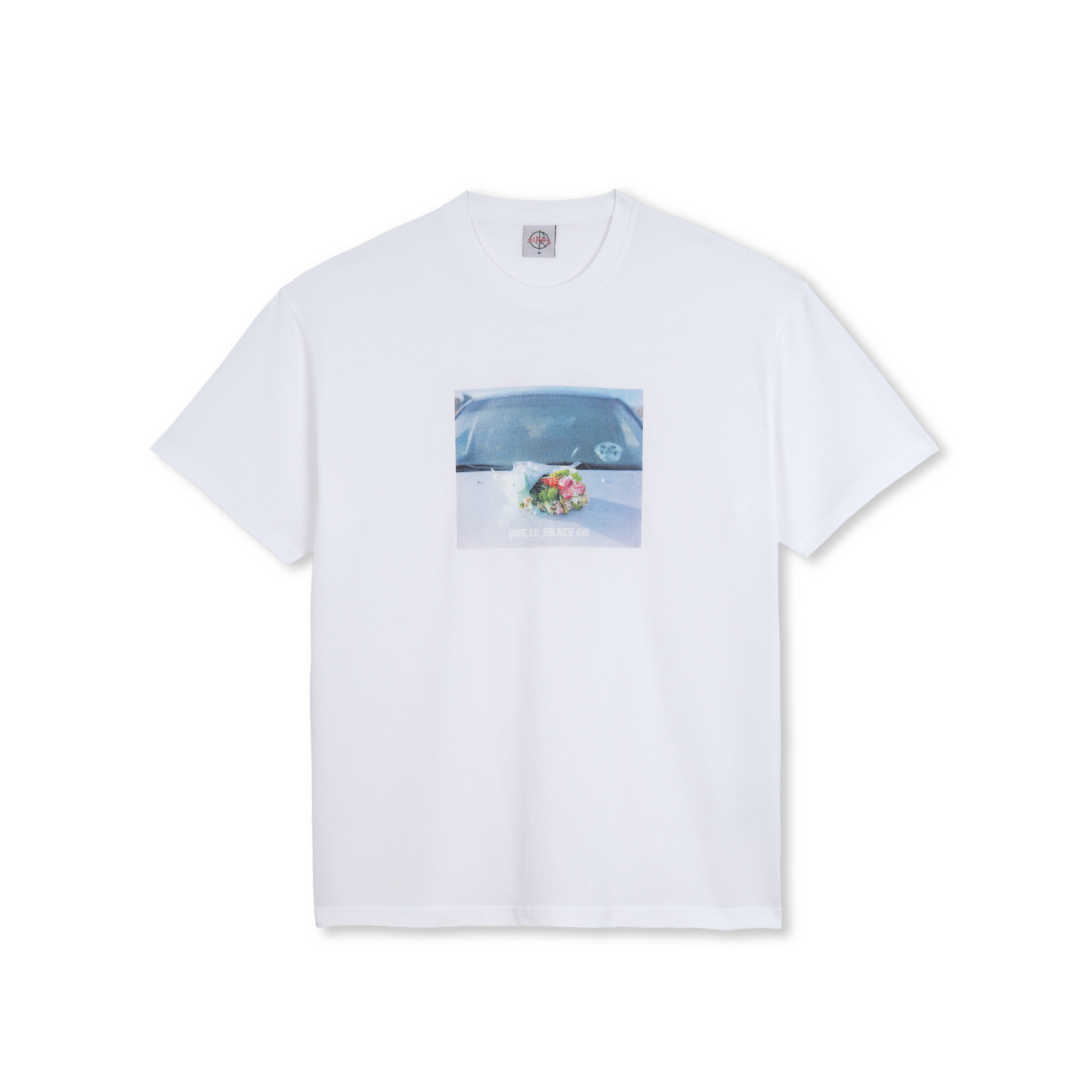POLAR SKATE CO - DEAD FLOWERS TEE - WHITE