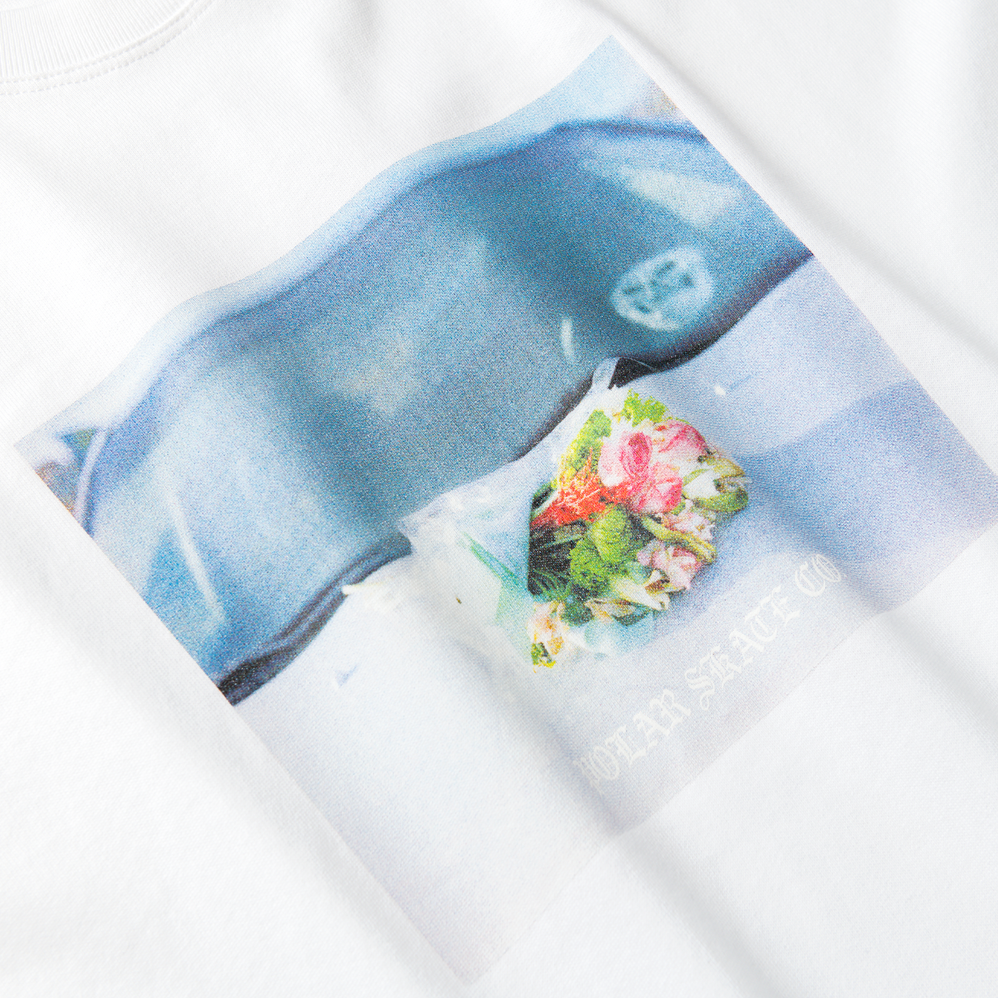 POLAR SKATE CO - DEAD FLOWERS TEE - WHITE