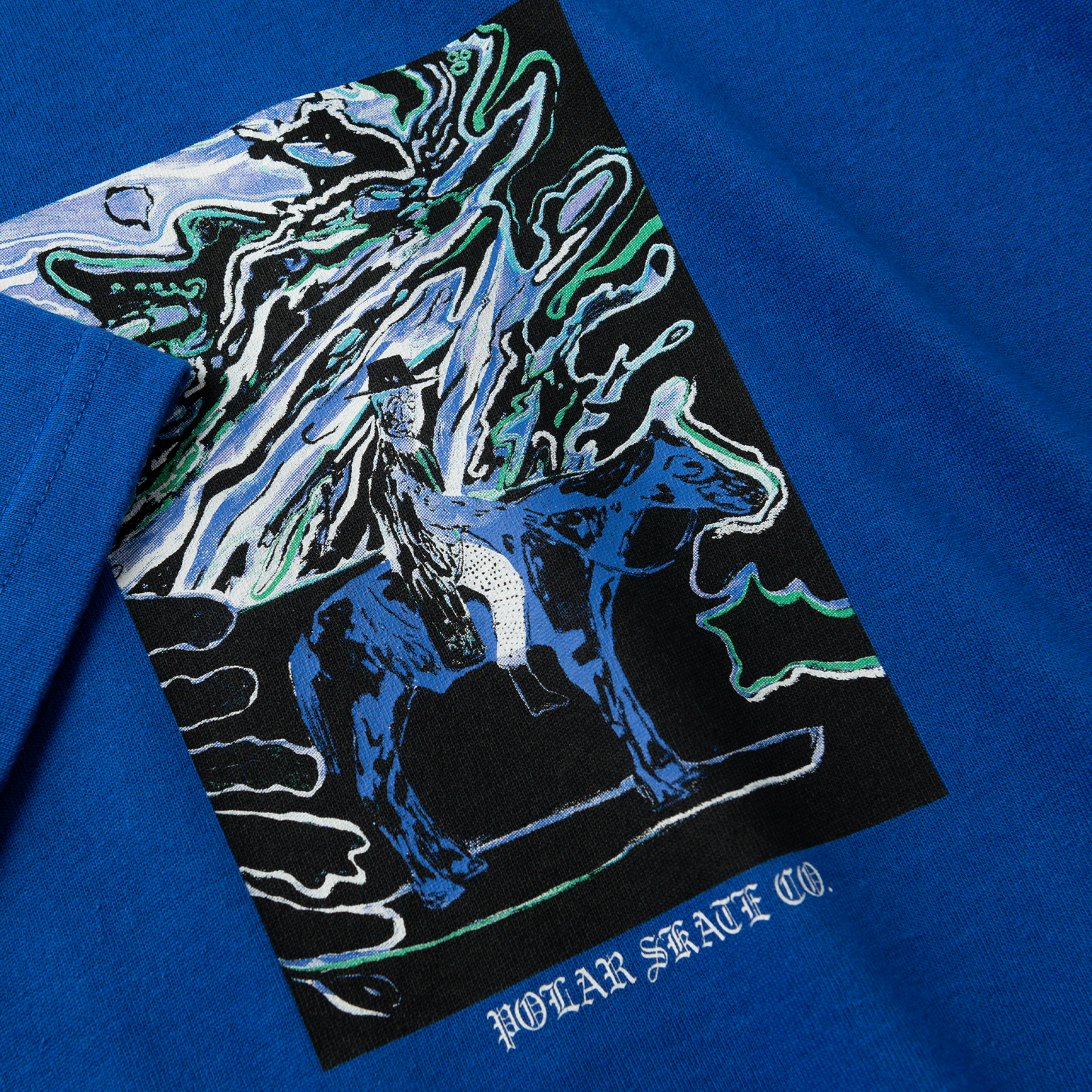 POLAR SKATE CO - RIDER TEE - EGYPTIAN BLUE