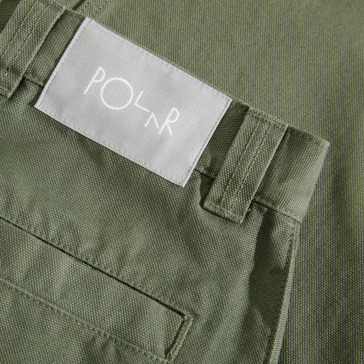 POLAR SKATE CO - 44! CANVAS PANTS - GREY GREEN
