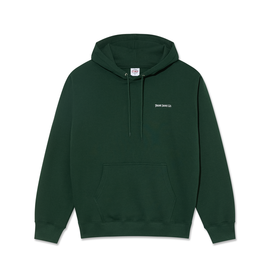 POLAR SKATE CO - DUAL LIVING DAVE HOODIE - DARK GREEN