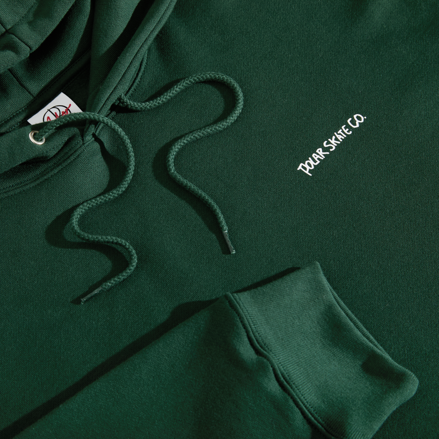 POLAR SKATE CO - DUAL LIVING DAVE HOODIE - DARK GREEN
