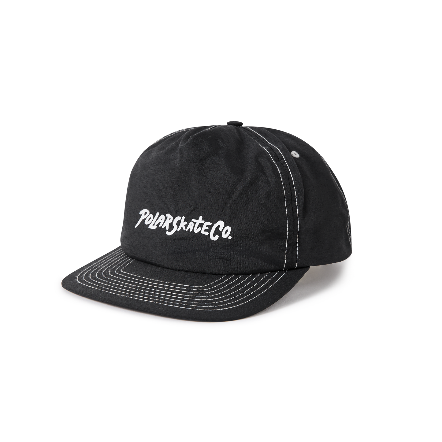 POLAR SKATE CO - SURF LOGO EARL CAP - BLACK
